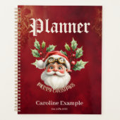 Een grillige steampunk Kerstman Planner (Voorkant)
