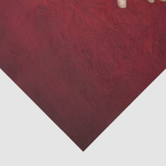 Een grillige steampunk Kerstman Tissuepapier (Detail)