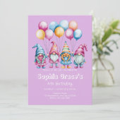 Een grillige verjaardag met heerlijke kaboutermeis kaart (Staand voorkant)