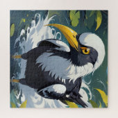 Een grillige vogel legpuzzel (Horizontaal)