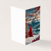 Een grillige winterwonderland   kaart (Buitenkant)