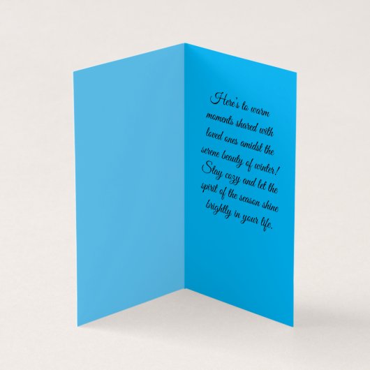 Een grillige winterwonderland   kaart (Binnen)