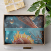 Een grillige zeepaard tissuepapier (Geschenk)