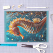 Een grillige zeepaard tissuepapier (Craft)