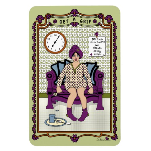 Een grip_A_4x6 koelkast Magnet Magneet (Verticaal)