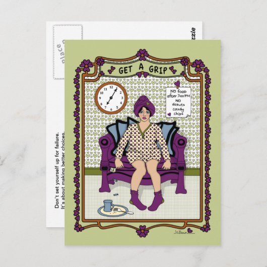 Een grip_A_ Briefkaart (Voorkant / Achterkant)