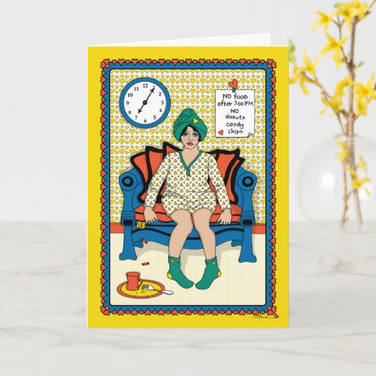 Een grip_B_Greeting Kaart (Gele Bloem)