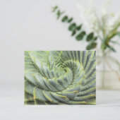 Een groen en wit succes briefkaart (Staand voorkant)