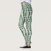 Een  groen patroon "Ratti_Creative_Arts" Leggings (Links)