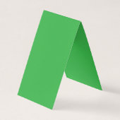 Een groen scherm met een witte achtergrond visitekaartje (Voorkant)