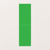 Een groen scherm met een witte achtergrond visitekaartje (Buitenkant ongevouwen)
