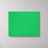 Een groen scherm tegen een witte achtergrond canvas afdruk (Voorkant)