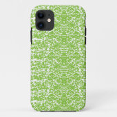 Een groen-witte abstracte achtergrond Case-Mate iPhone case (Achterkant)