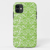 Een groen-witte abstracte achtergrond Case-Mate iPhone case (Achterkant)