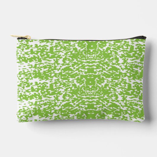 Een groen-witte abstracte achtergrond etui (Voorkant)