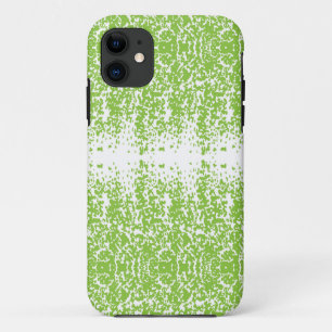 Een groen-witte achtergrond met kleine stippen Case-Mate iPhone case