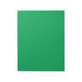 een groene achtergrond en witte rand notitieblok (Linkerzijde)