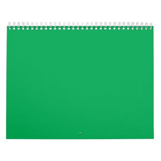 Een groene achtergrond met een kalender (Hoes)
