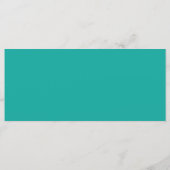 Een groene achtergrond met een menu (Achterkant)