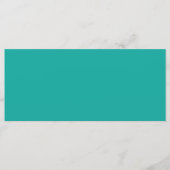 Een groene achtergrond met een menu (Voorkant)