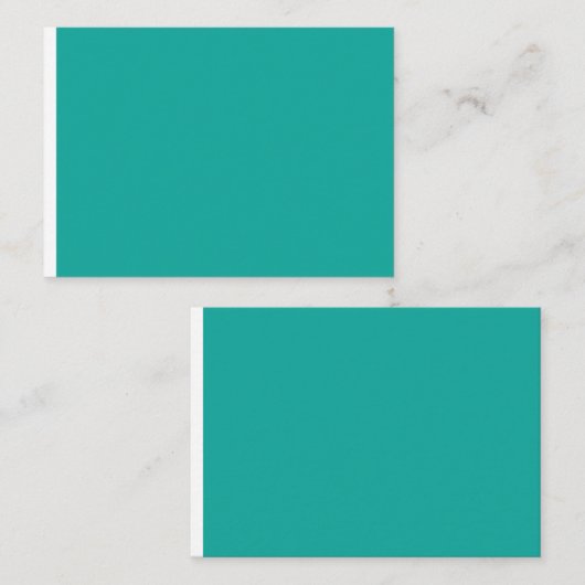 Een groene achtergrond met een plaatskaartje (Voorkant / Achterkant)