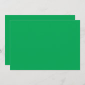 Een groene achtergrond met een save the date (Voorkant / Achterkant)