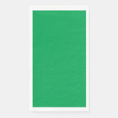 Een groene achtergrond met een servet (Voorkant)