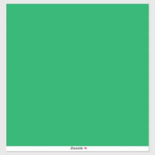 Een groene achtergrond met een sticker