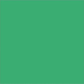 Een groene achtergrond met een sticker (Voorkant)