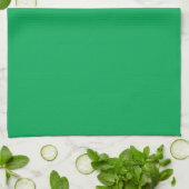 Een groene achtergrond met een theedoek (Gevouwen)