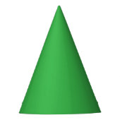 Een groene achtergrond met een witte rand feesthoedjes (Voorkant)