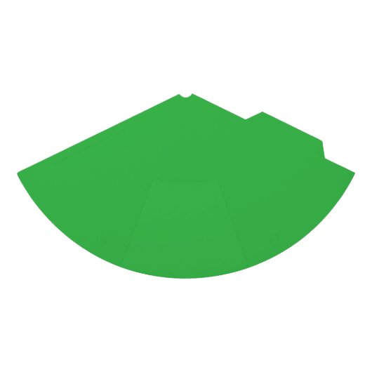 Een groene achtergrond met een witte rand feesthoedjes (Voorkant)