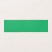 Een groene achtergrond met een witte rand kaart (Buitenkant ongevouwen)