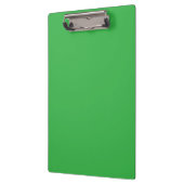 Een groene achtergrond met een witte rand klembord (Links)