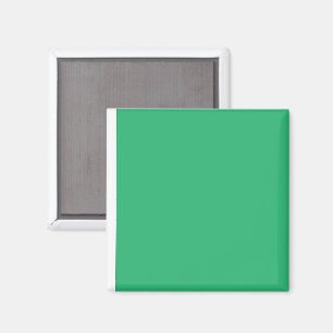 Een groene achtergrond met een witte rand magneet