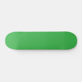 Een groene achtergrond met een witte rand persoonlijk skateboard (Horizontaal)