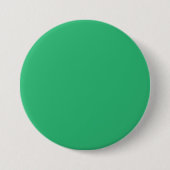 Een groene achtergrond met een witte rand ronde button 7,6 cm (Voorkant)