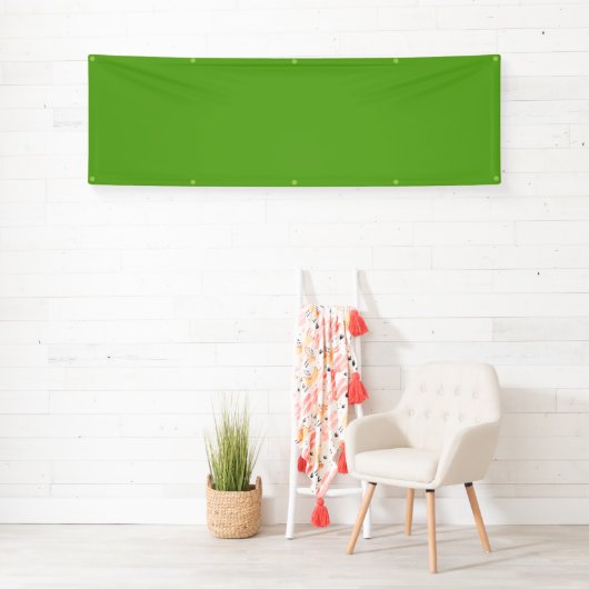 Een groene achtergrond met een witte rand_ spandoek (Insitu)