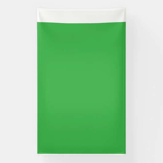Een groene achtergrond met een witte rand spandoek (Verticaal)