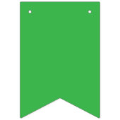 Een groene achtergrond met een witte rand vlaggetjes (Derde vlag)