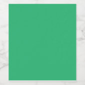 Een groene achtergrond met een witte rand wijn etiket (Enkel label)