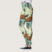 Een groene, adembenemende planeet leggings (Links)