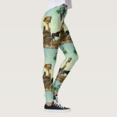 Een groene, adembenemende planeet leggings (Rechts)