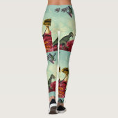 Een groene, ademende planeet leggings (Achterkant)