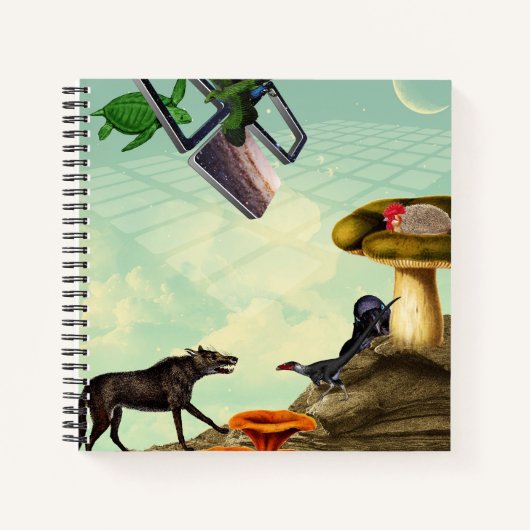 Een groene, ademende planeet notitieboek (Voorkant)