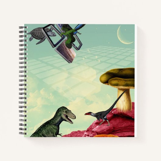 Een groene, ademende planeet notitieboek (Voorkant)