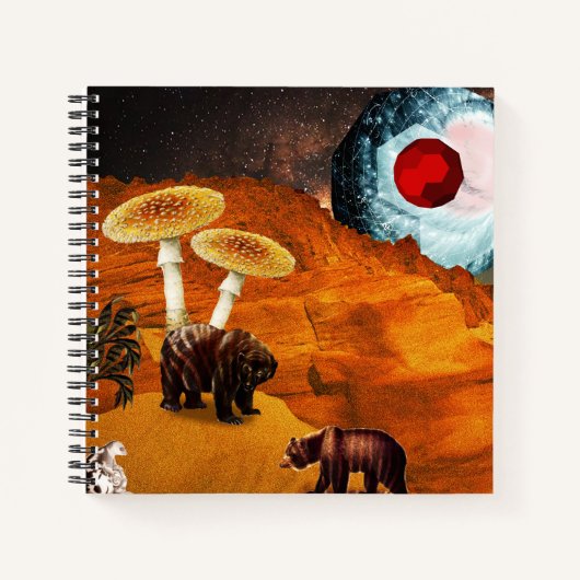 Een groene, ademende planeet notitieboek (Voorkant)