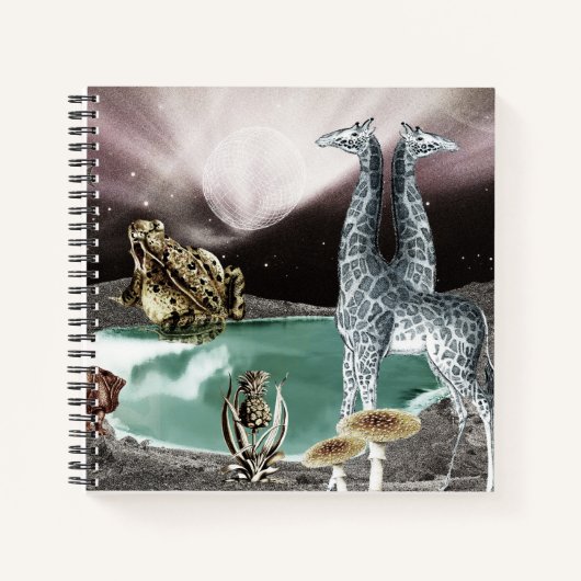 Een groene, ademende planeet notitieboek (Voorkant)