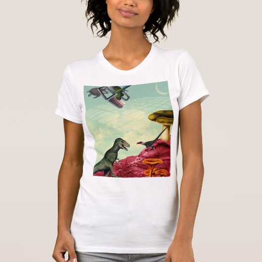 Een groene, ademende planeet t-shirt (Voorkant)