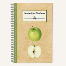 Een groene appel en een half gepersonaliseerde com